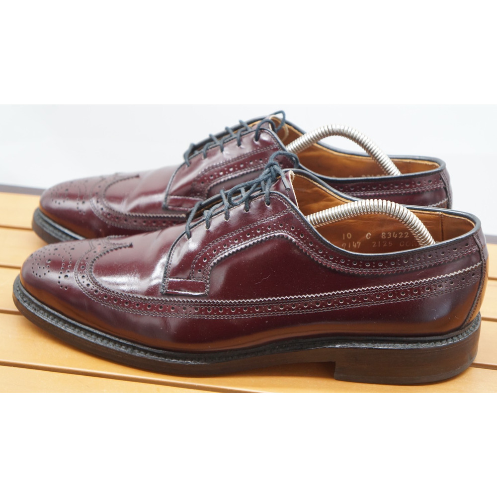 Allen Edmonds MacNeil 10 C US Burgundy 3422 Longwing Brogues